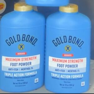 Gold Bond Maximum Strength Foot Powder - Blue One Item